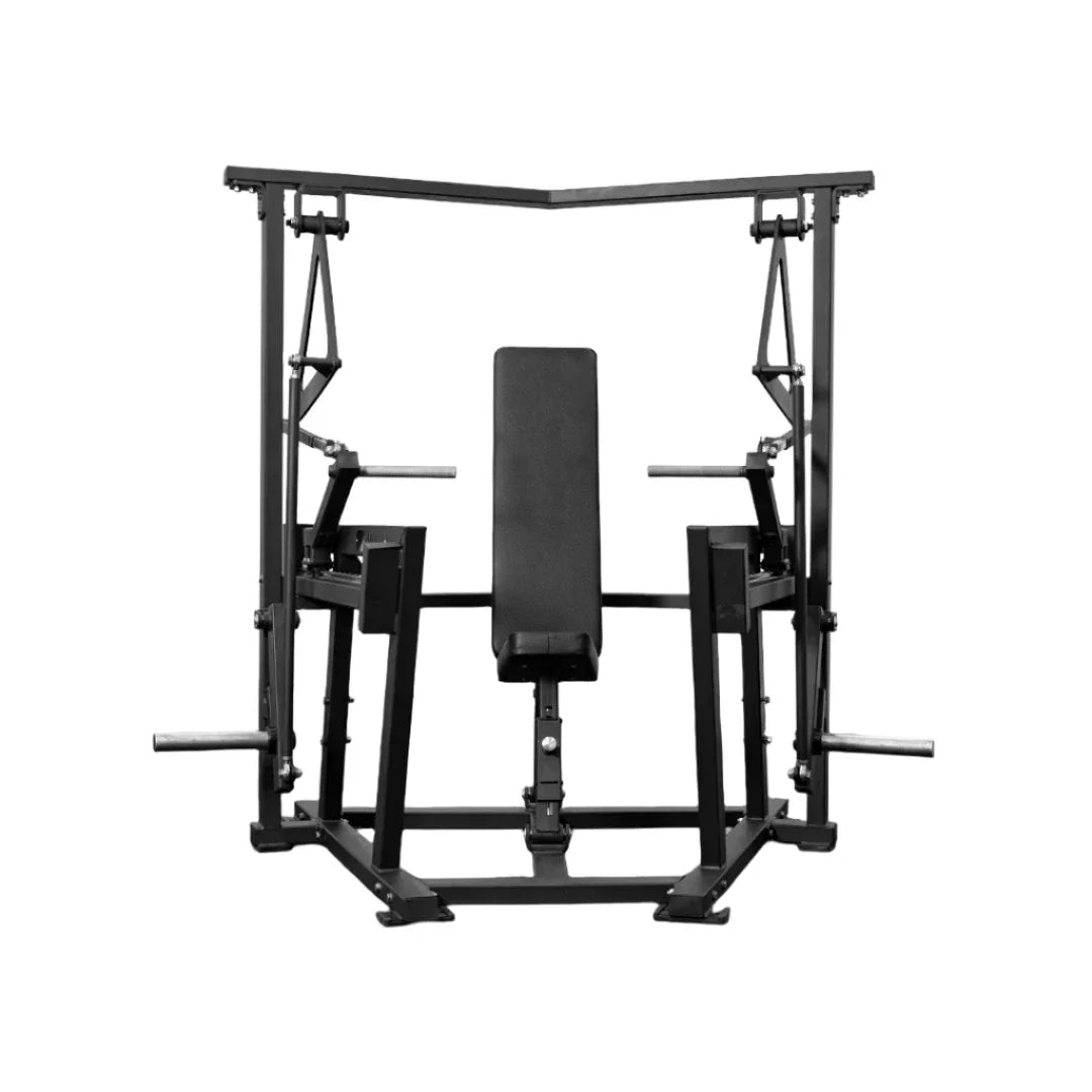 SORCERER PLATE LOADED RAIL SEATED CHEST PRESS - Bolt Fitness Supply, LLC