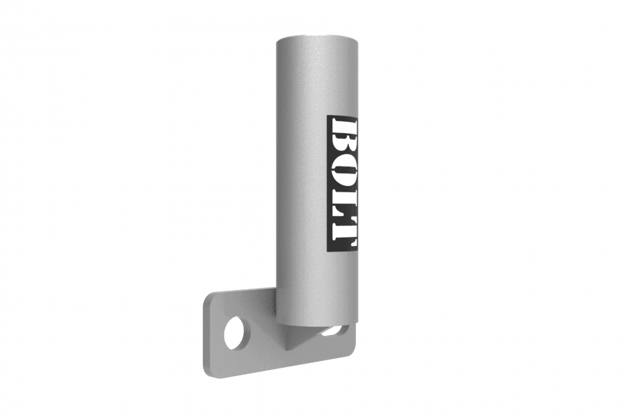STORM SERIES SCABBARD HORIZONTAL MOUNT VERTICAL BARBELL HOLDER SINGLE BAR - Bolt Fitness Supply, LLC