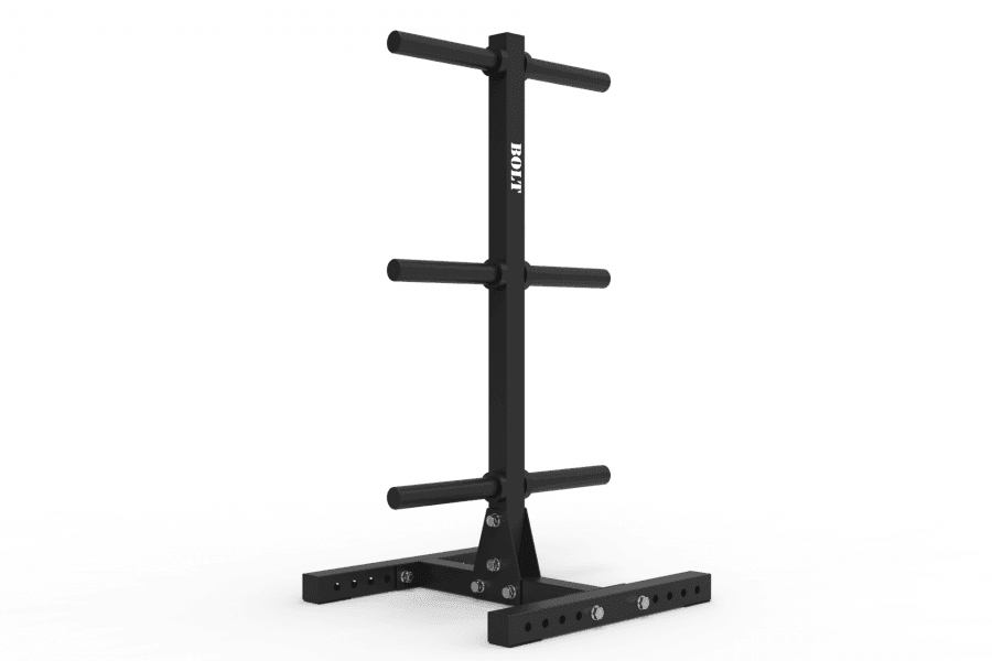 SEQUOIA VERTICAL BUMPER PLATE RACK 11 GAUGE STEEL WITHOUT WHEELS - Bolt Fitness Supply, LLC