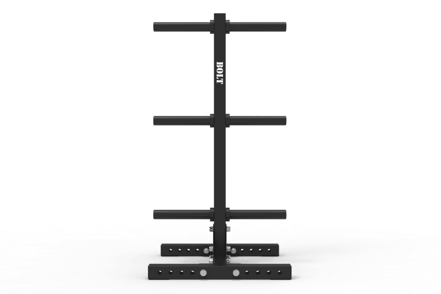 SEQUOIA VERTICAL BUMPER PLATE RACK 11 GAUGE STEEL WITHOUT WHEELS - Bolt Fitness Supply, LLC