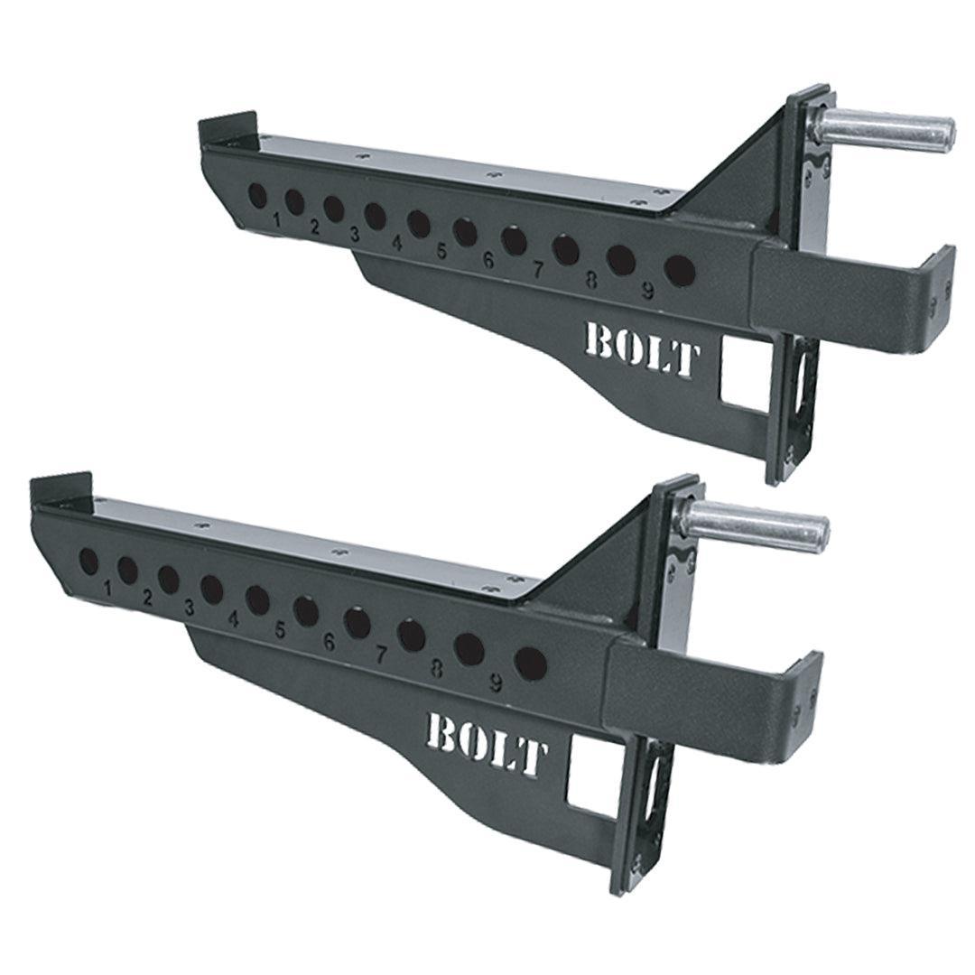 STORM SERIES ZENITH 24" SAFETY SPOTTER ARMS 3X3 - Bolt Fitness Supply, LLC