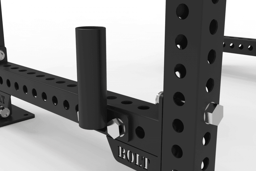 LS MAUL HORIZONTAL MOUNT VERTICAL BARBELL HOLDER SINGLE BAR - Bolt Fitness Supply, LLC