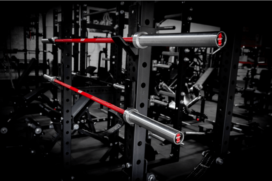 CATALYST: Red Men's Barbell - Bolt Fitness Supply