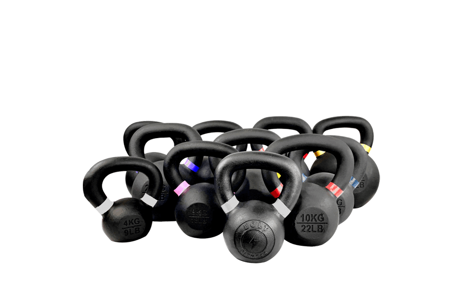 POWDER COATED KETTLEBELLS (Single) - Bolt Fitness Supply, LLC