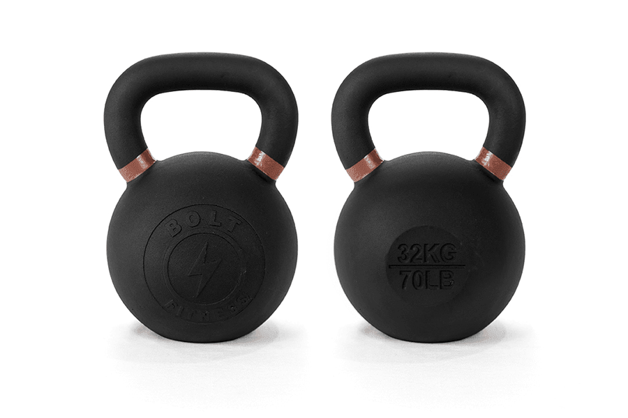 POWDER COATED KETTLEBELLS (Single) - Bolt Fitness Supply, LLC