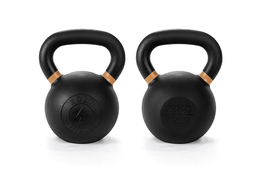 POWDER COATED KETTLEBELLS (Single) - Bolt Fitness Supply, LLC