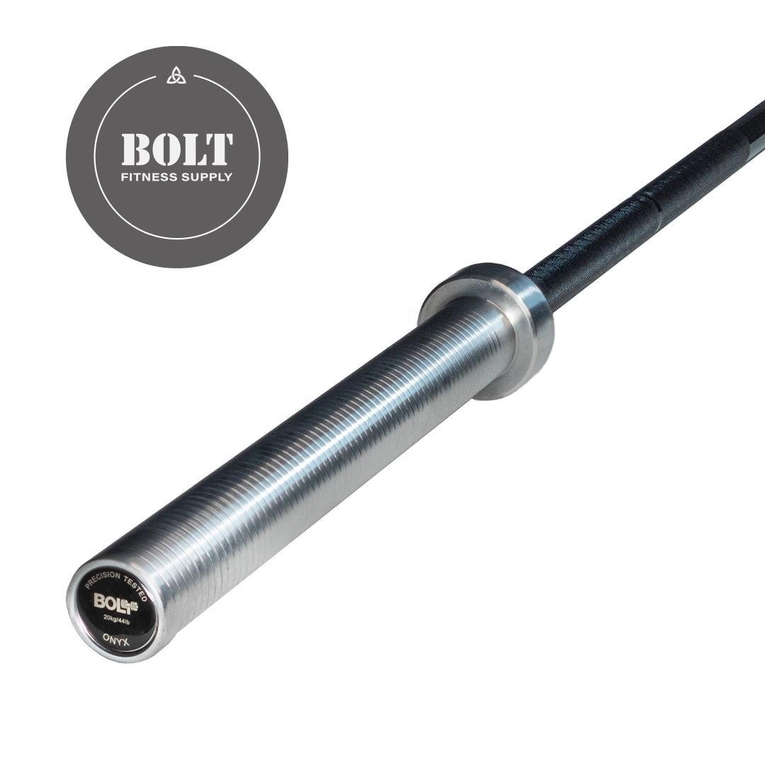 ONYX BLACK MEN'S ZINC-COATED BARBELL – Bolt Fitness Supply, LLC
