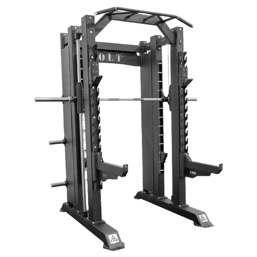 ORACLE MONSTER COUNTERBALANCED SMITH MACHINE HALF RACK COMBO - Bolt Fitness Supply, LLC