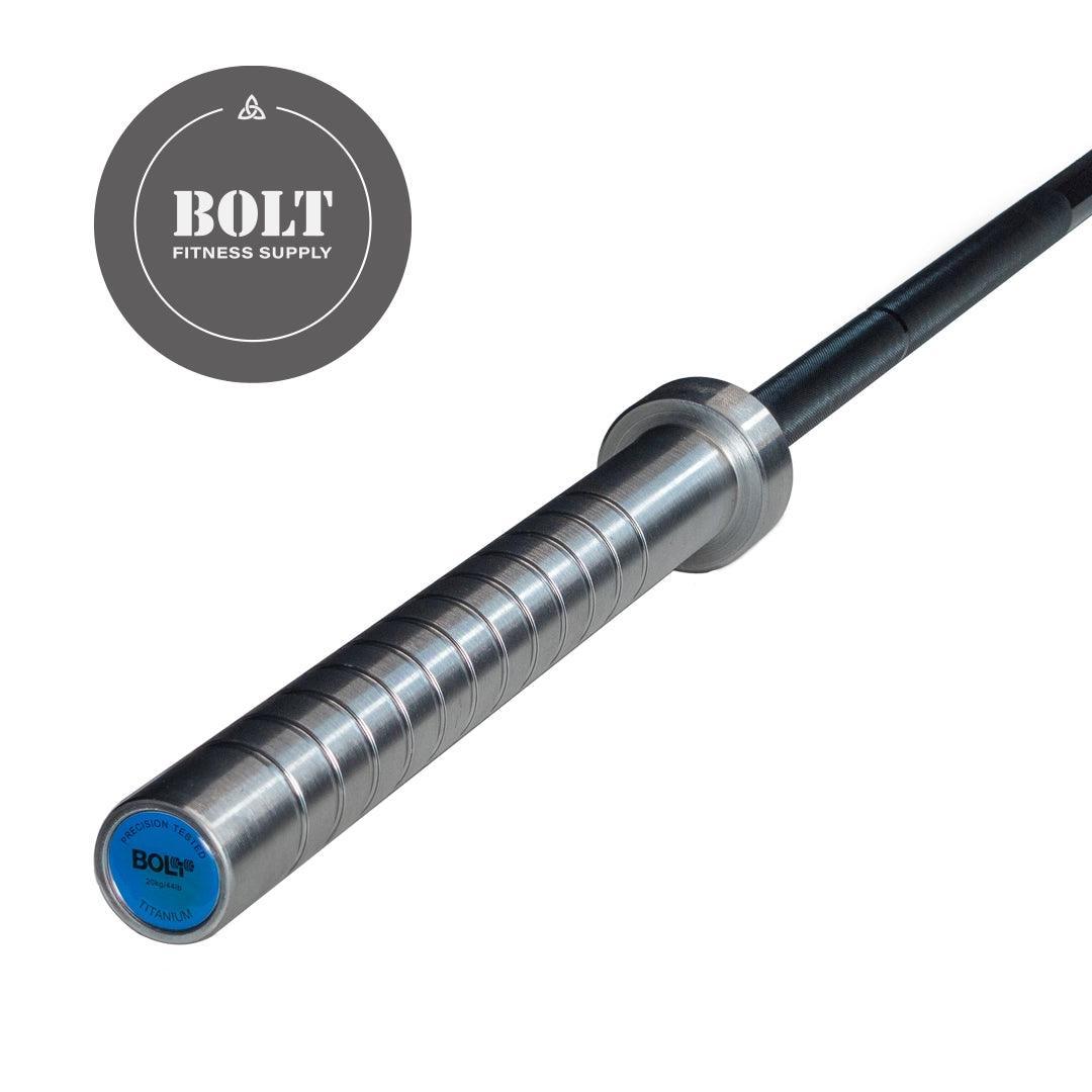 TITANIUM MEN'S ALL BLACK ZINC SHAFT HARD CHROME SLEEVES - Bolt Fitness Supply, LLC