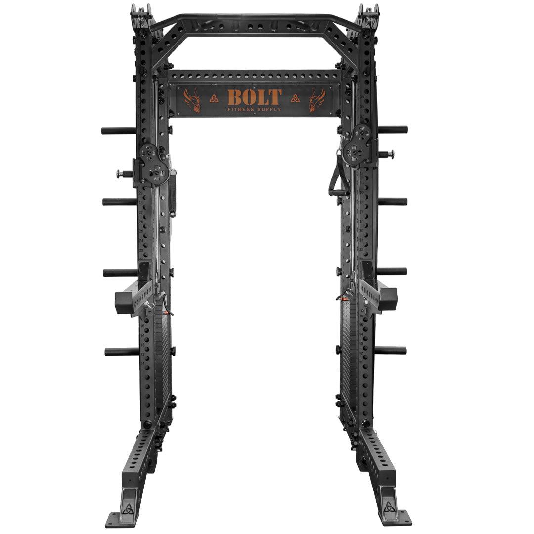 STORM SERIES WARLORD HALF RACK FUNCTIONAL TRAINER COMBO - Bolt Fitness Supply, LLC