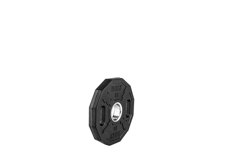 NEBULA OLYMPIC RUBBER COATED WEIGHT PLATES 10 LBS (PAIR) - Bolt Fitness Supply, LLC