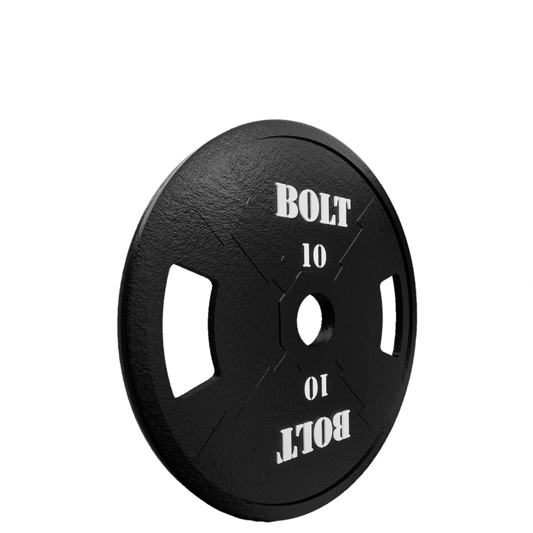 SURGE OLYMPIC CAST IRON WEIGHT PLATES BLACK  (PAIRS)