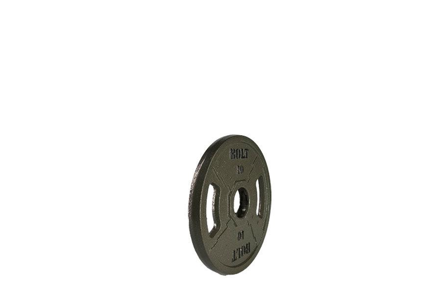 SURGE OLYMPIC CAST IRON WEIGHT PLATES 10 LBS (PAIR) - Bolt Fitness Supply, LLC