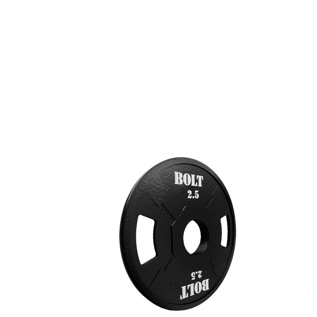 SURGE OLYMPIC CAST IRON WEIGHT PLATES BLACK  (PAIRS)
