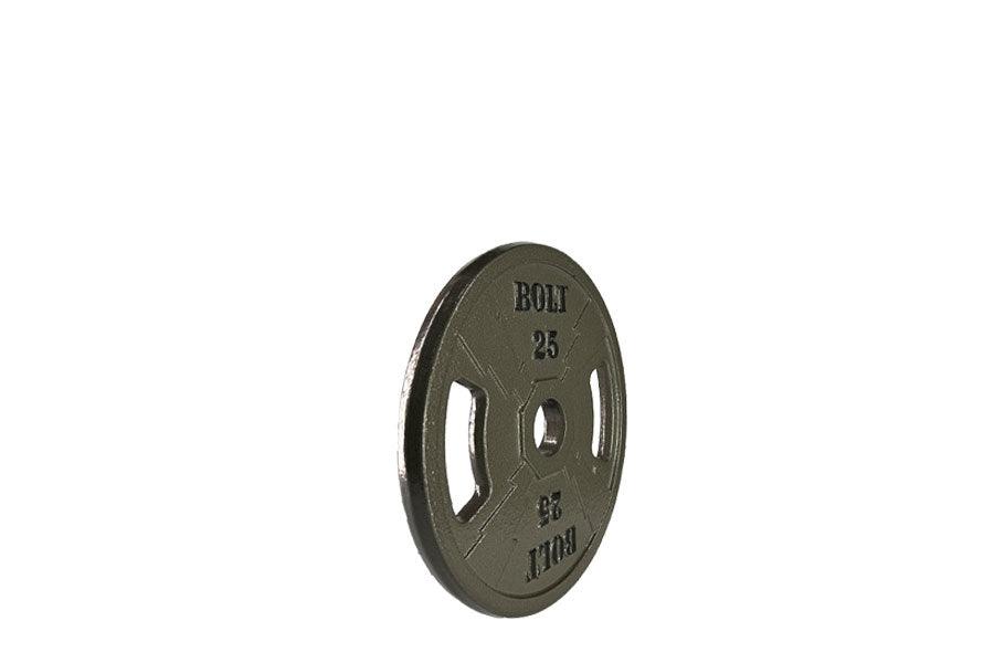 SURGE OLYMPIC CAST IRON WEIGHT PLATES 25 LBS (PAIR) - Bolt Fitness Supply, LLC
