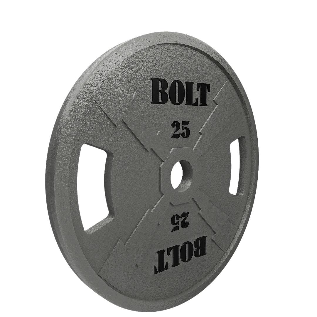 SURGE OLYMPIC CAST IRON WEIGHT PLATES GRAY (PAIRS)
