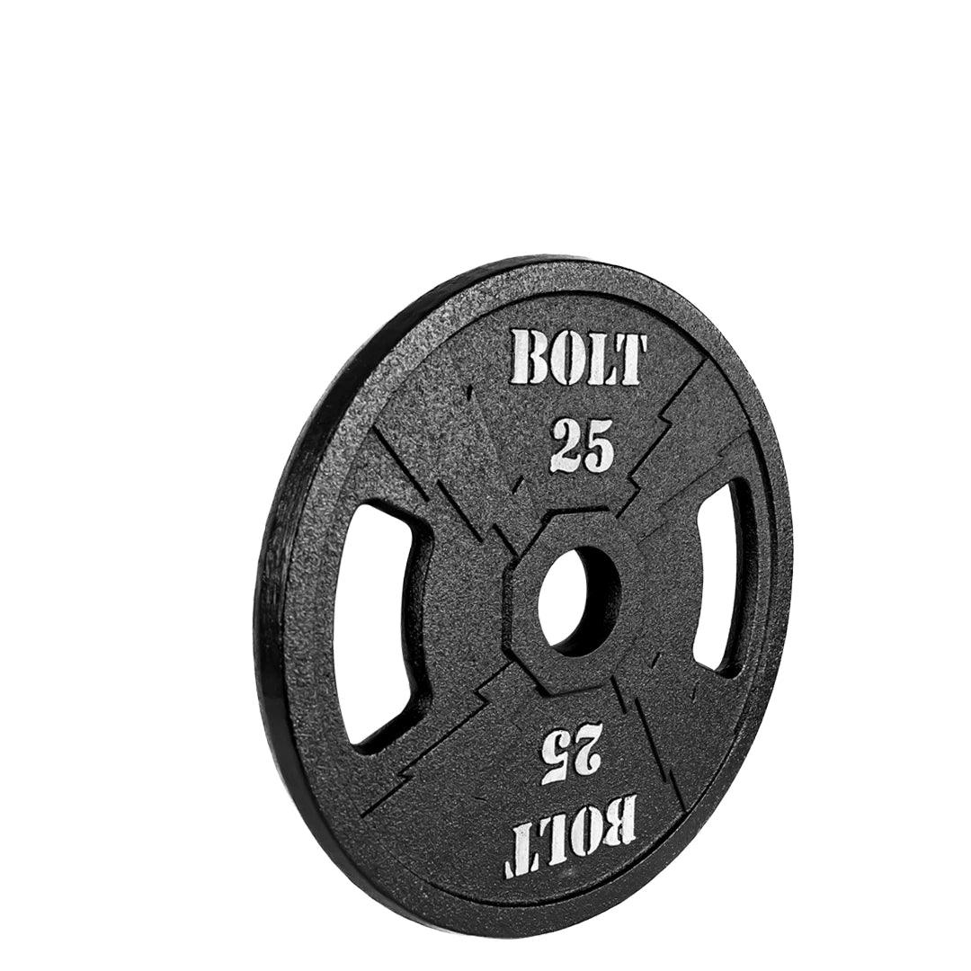 SURGE OLYMPIC CAST IRON WEIGHT PLATES 25 LBS (PAIR)