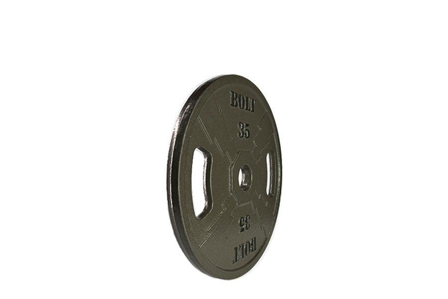 SURGE OLYMPIC CAST IRON WEIGHT PLATES 35 LBS (PAIR) - Bolt Fitness Supply, LLC
