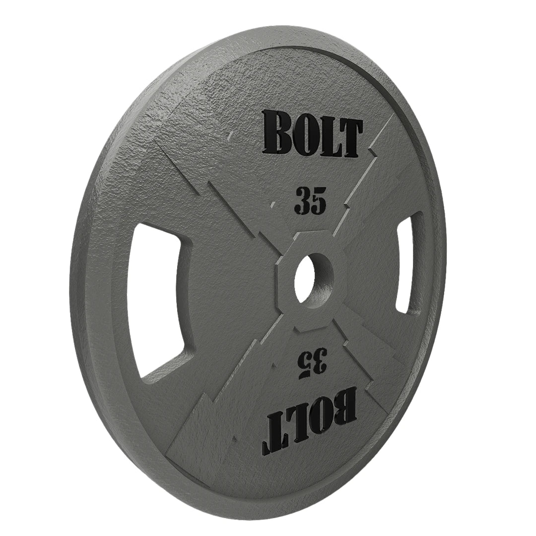 SURGE OLYMPIC CAST IRON WEIGHT PLATES GRAY (PAIRS)
