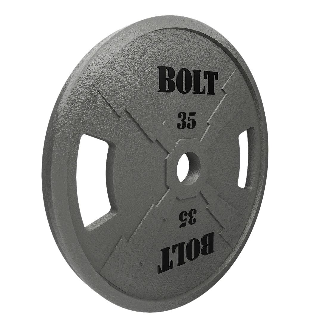 SURGE OLYMPIC CAST IRON WEIGHT PLATES GRAY (PAIRS)