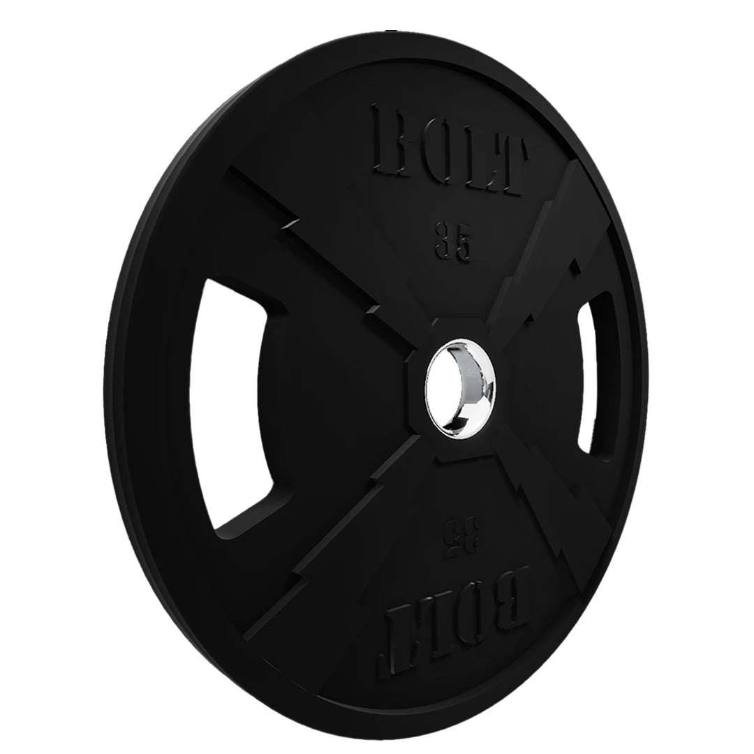 NEW LIGHTNING RUBBER COATED WEIGHT PLATES (PAIRS)