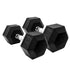 LONESTAR RUBBER HEX DUMBBELL (PAIR AND SETS) - Bolt Fitness Supply