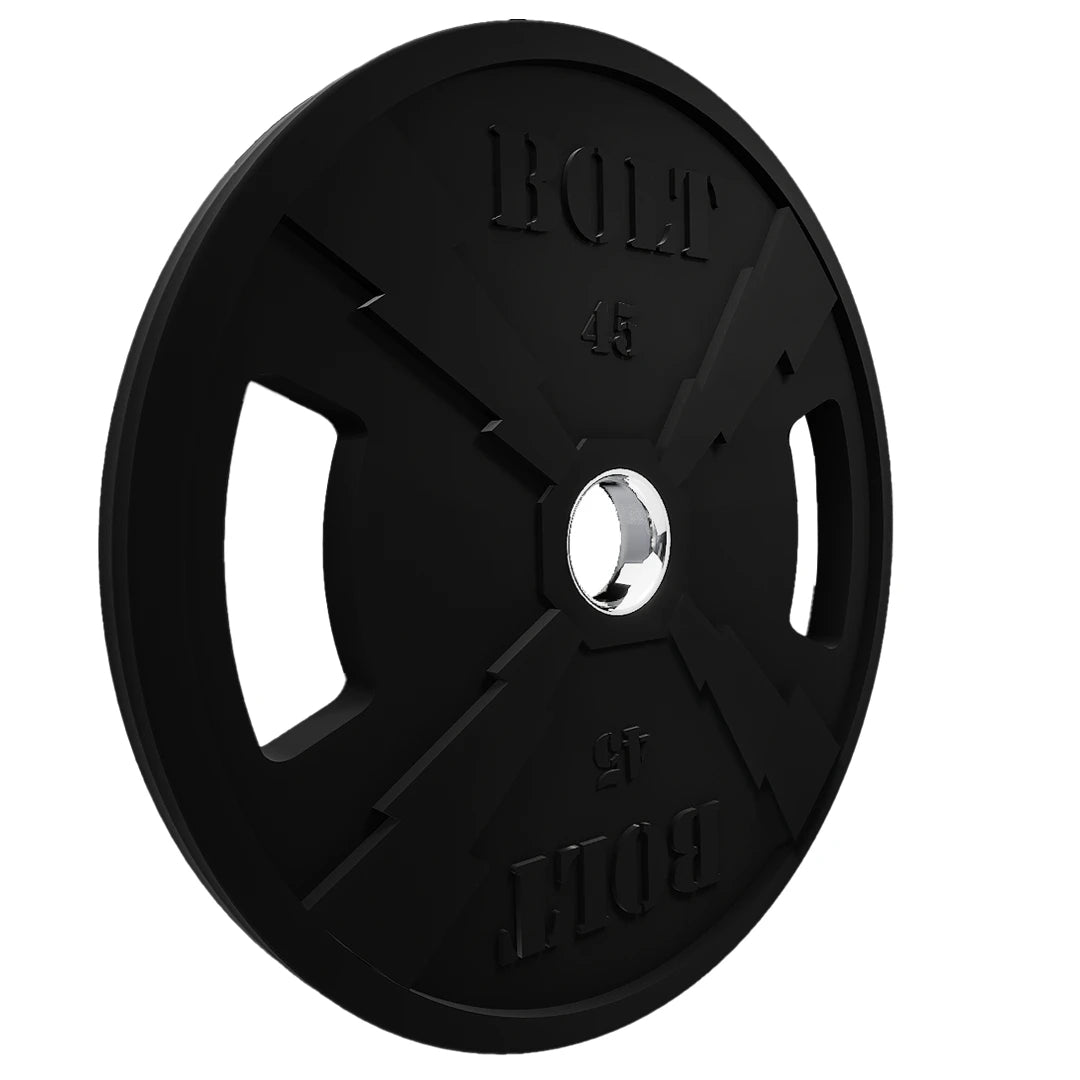 NEW LIGHTNING RUBBER COATED WEIGHT PLATES (PAIRS)