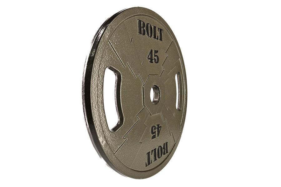 SURGE OLYMPIC CAST IRON WEIGHT PLATES 45 LBS (PAIR) - Bolt Fitness Supply, LLC