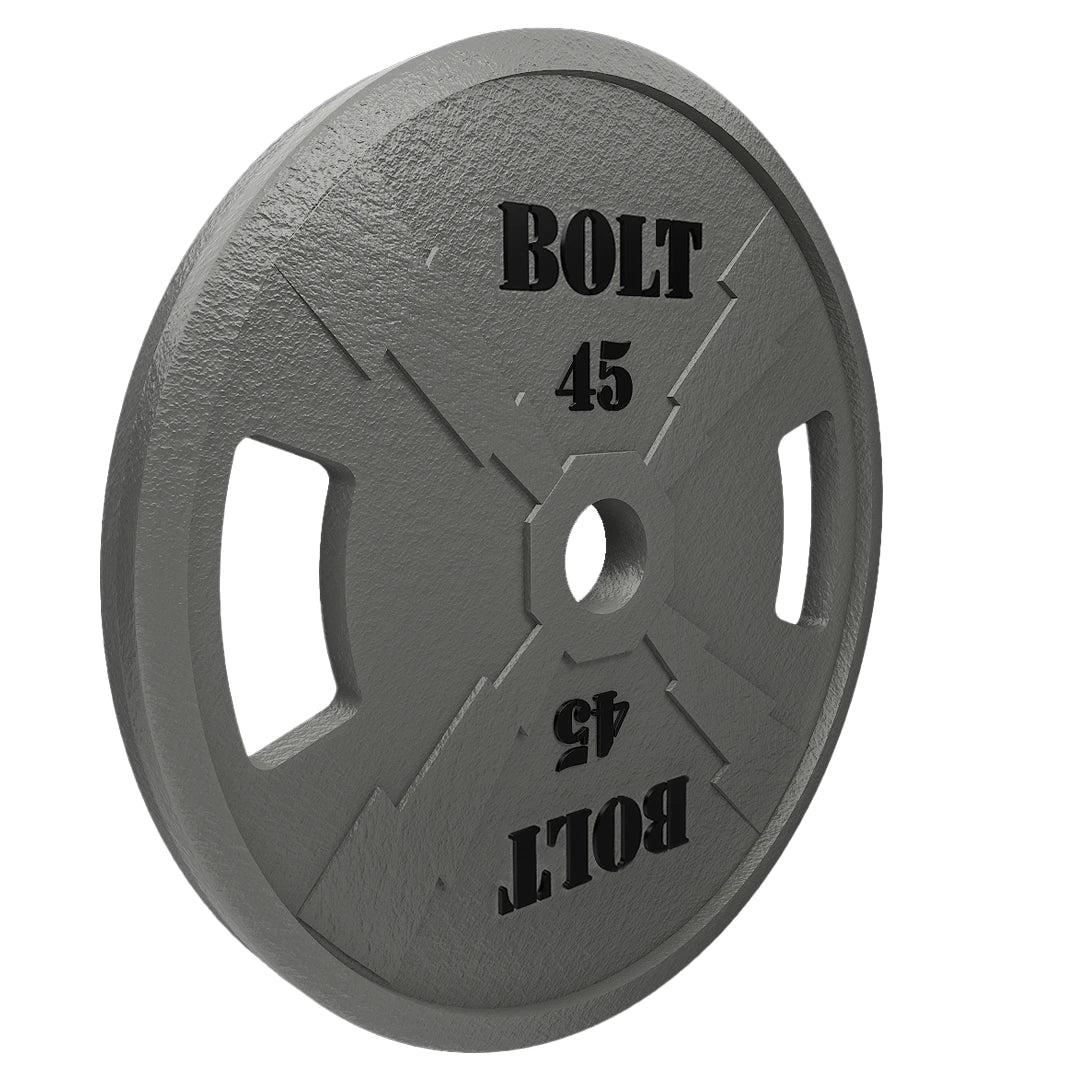 SURGE OLYMPIC CAST IRON WEIGHT PLATES GRAY (PAIRS)