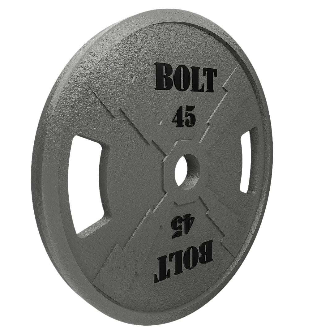SURGE OLYMPIC CAST IRON WEIGHT PLATES GRAY (PAIRS)