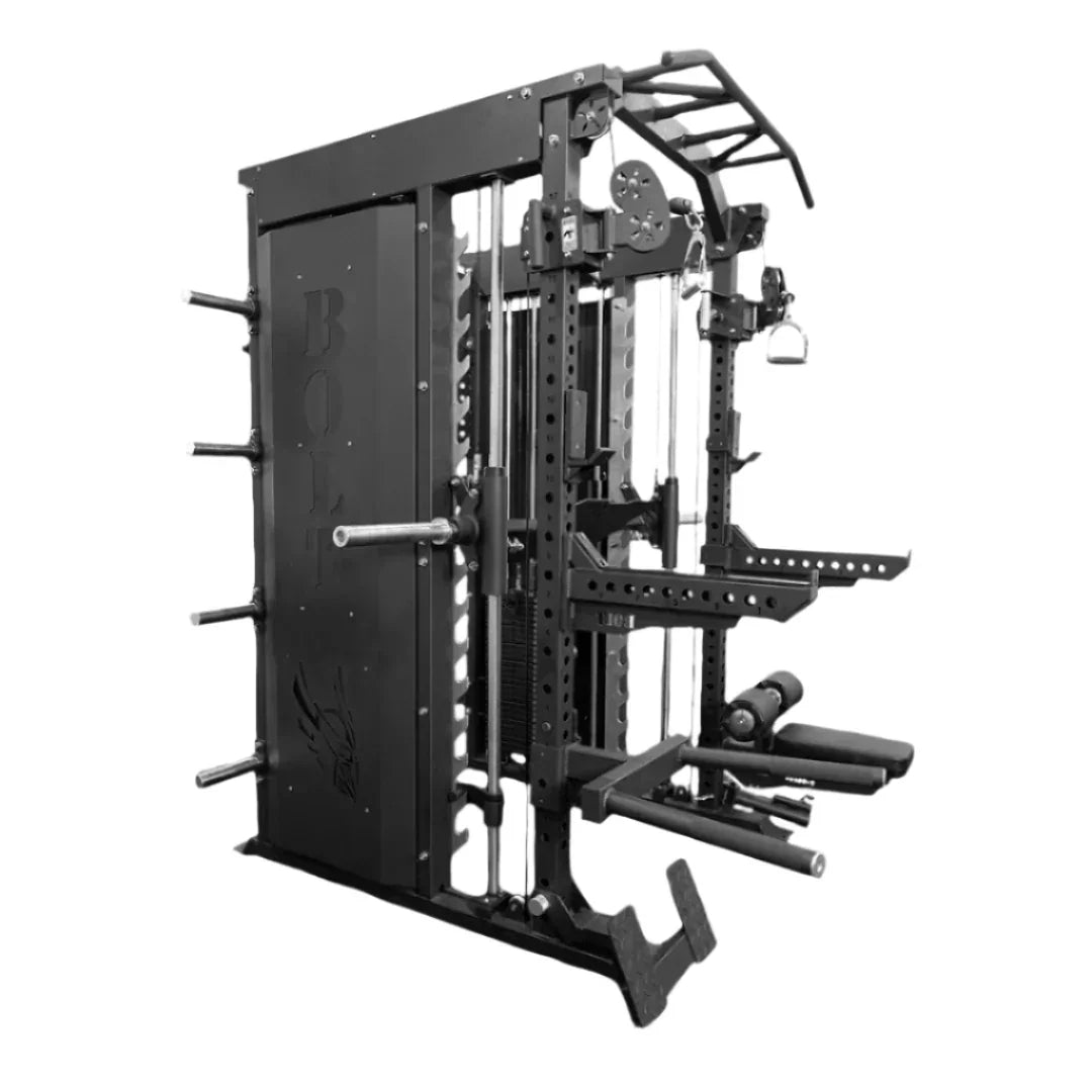 THUNDER SERIES APEX SMITH FUNCTIONAL POWER RACK ALL IN 1 COMBO – Bolt ...
