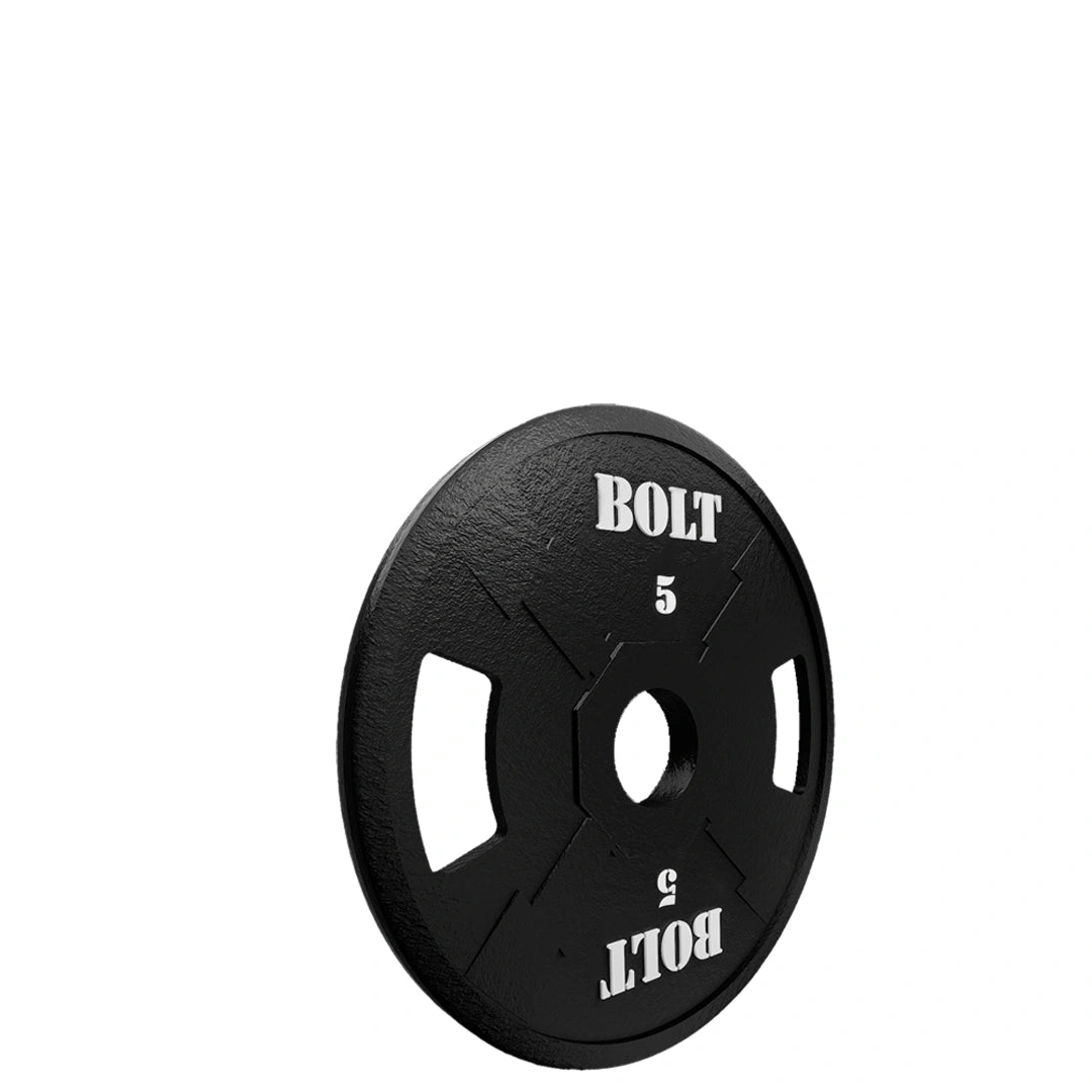 SURGE OLYMPIC CAST IRON WEIGHT PLATES BLACK  (PAIRS)