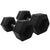 LONESTAR RUBBER HEX DUMBBELL (PAIRS) - Bolt Fitness Supply, LLC