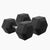 LONESTAR RUBBER HEX DUMBBELL (PAIRS) - Bolt Fitness Supply, LLC