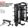 THUNDER SERIES APEX SMITH FUNCTIONAL POWER RACK ALL IN 1 COMBO HOME GYM PACKAGE - Bolt Fitness Supply