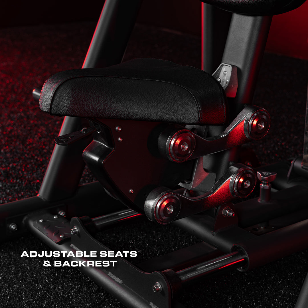 HADES ADJUSTABLE SEATED PLATE LOADED INCLINE CHEST PRESS