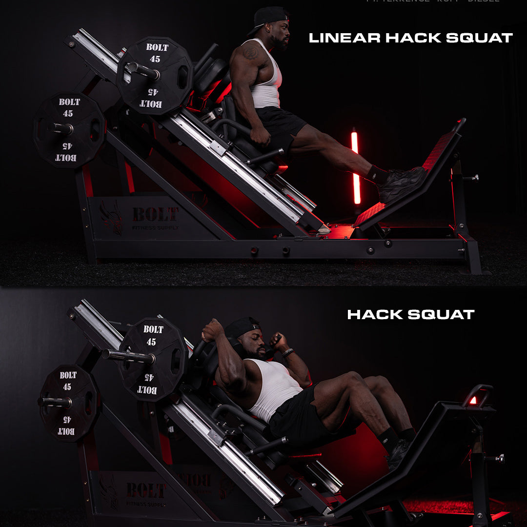 ZEUS HACK SQUAT LINEAR LEG PRESS