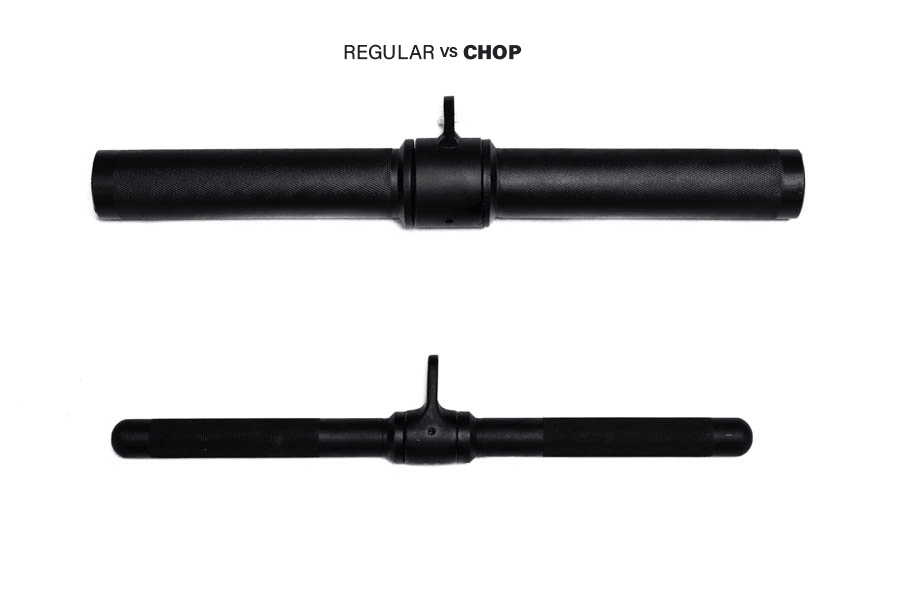 CHOP STRAIGHT BAR CABLE ATTACHMENT - Bolt Fitness Supply