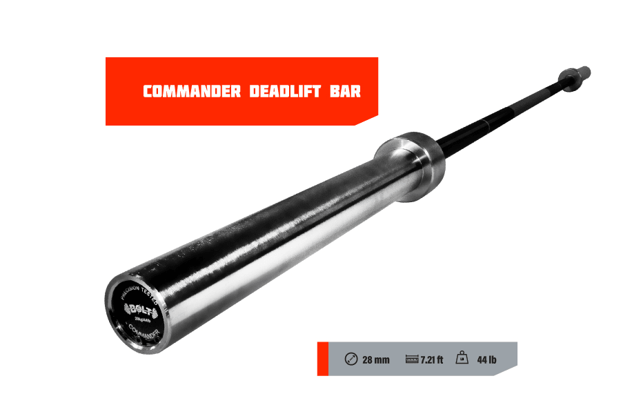 COMMANDER DEADLIFT BAR - Bolt Fitness Supply