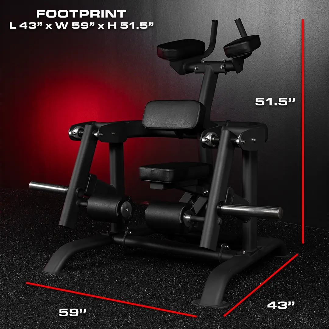 SHIELD PLATE-LOADED UNILATERAL KNEELING LEG CURL