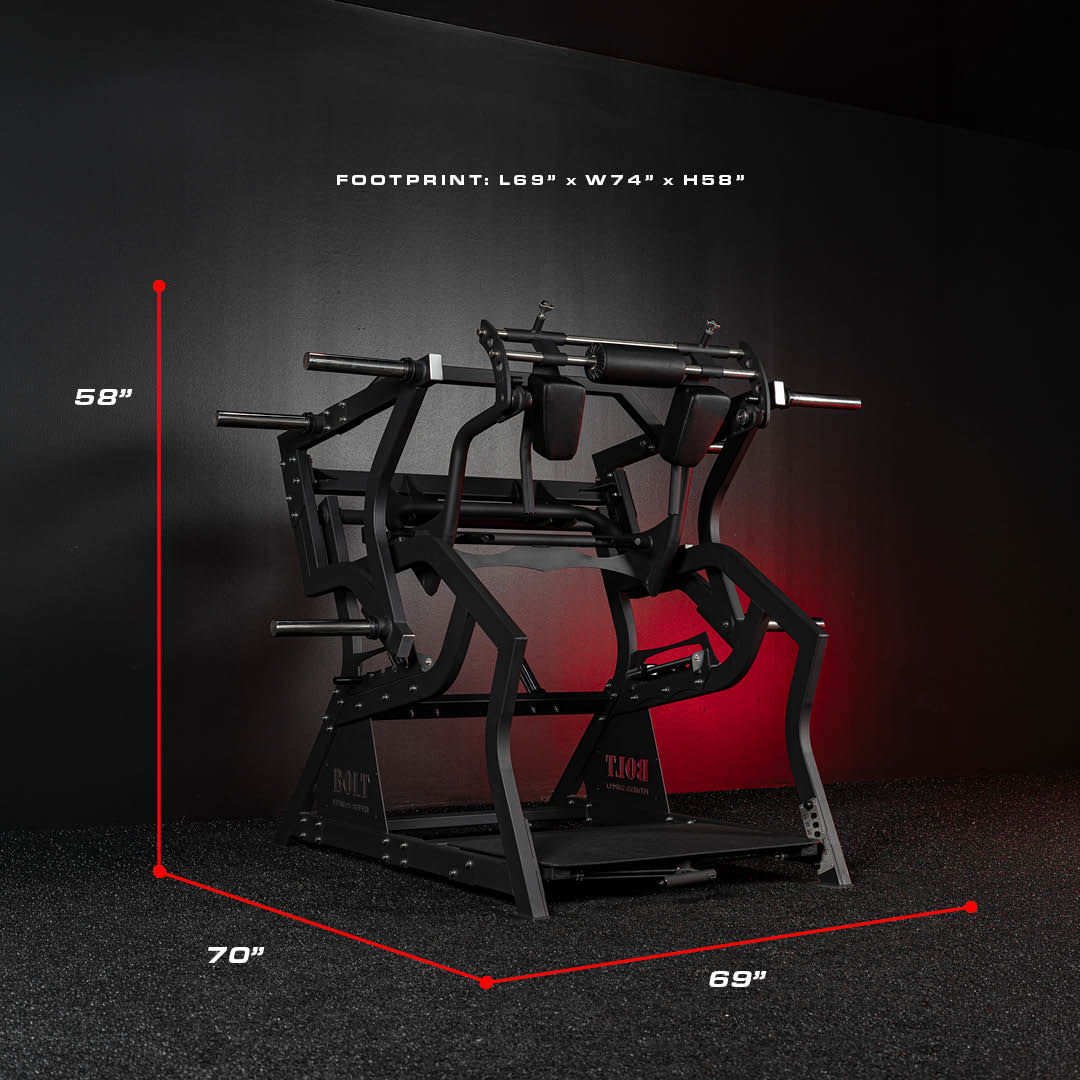 GRIZZLY STANDING PLATE LOADED SQUAT