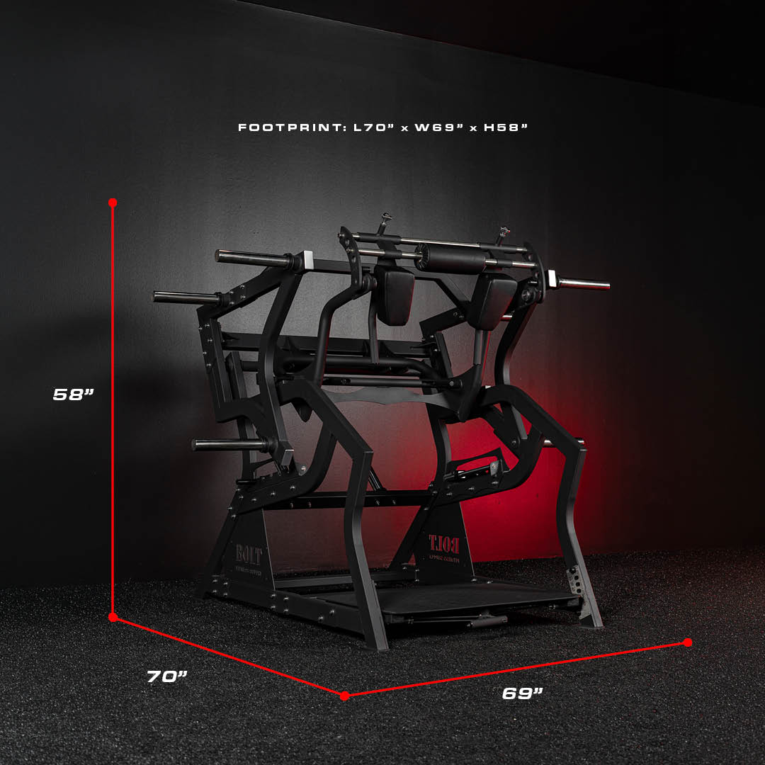 GRIZZLY STANDING PLATE LOADED SQUAT