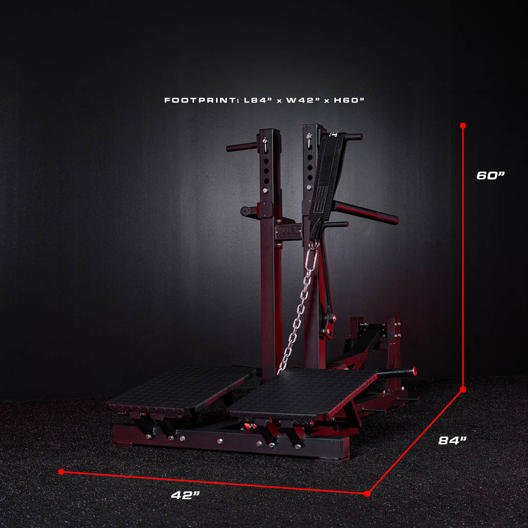 TOMAHAWK PLATE LOADED BELT SQUAT