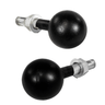 SS GLOBE PULL-UP HANDLE (PAIR) - Bolt Fitness Supply