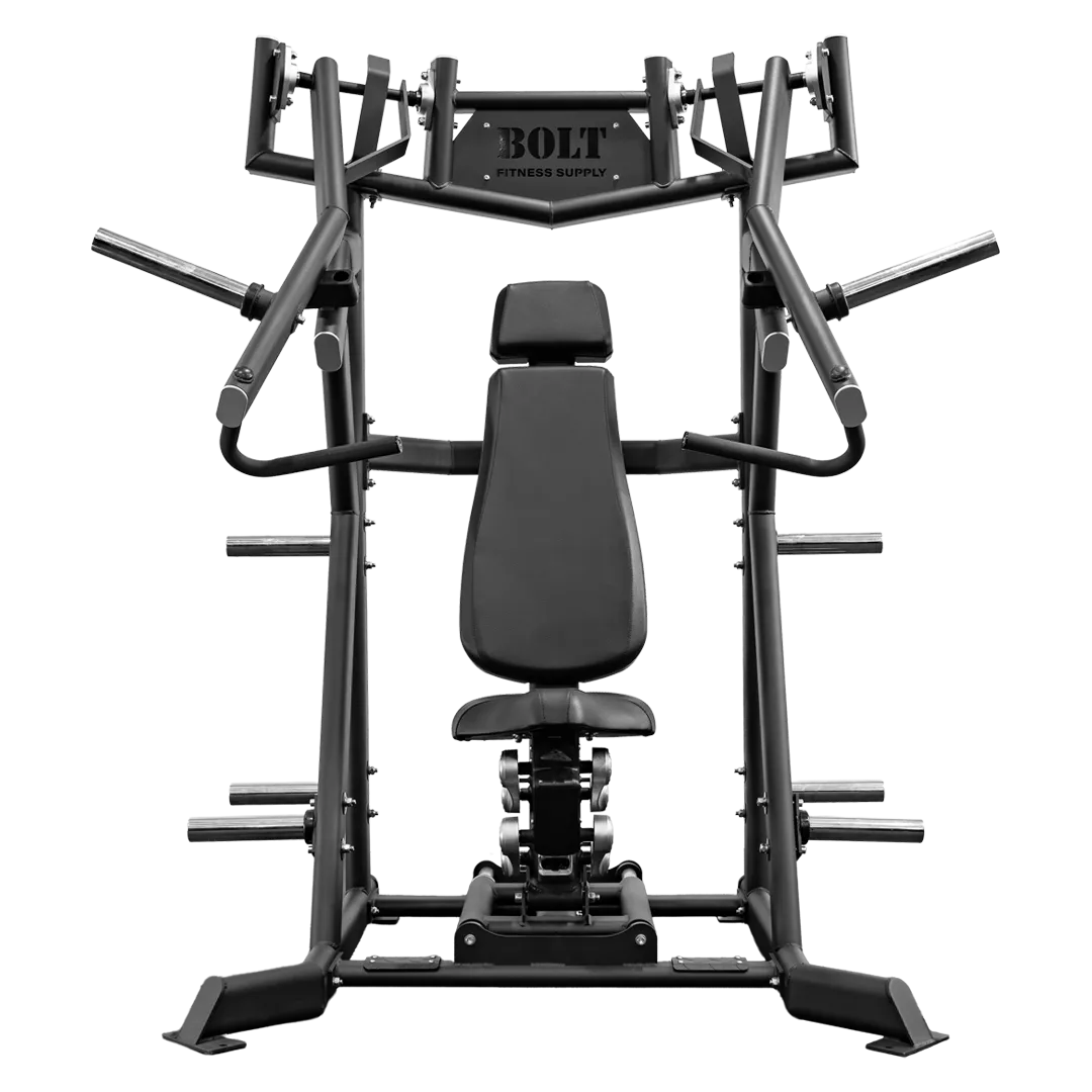 HADES ADJUSTABLE SEATED PLATE LOADED INCLINE CHEST PRESS