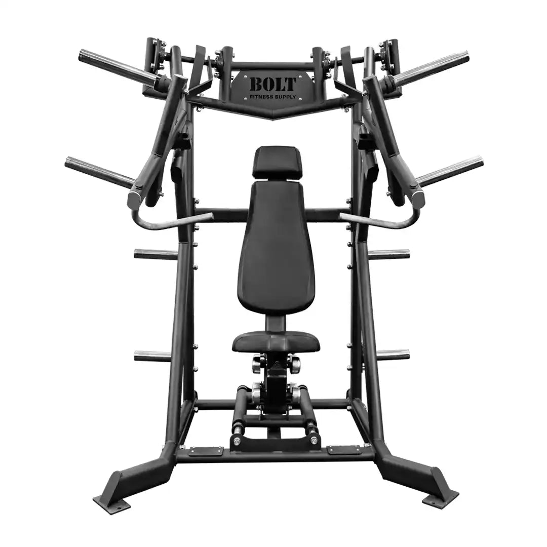 HADES ADJUSTABLE SEATED PLATE LOADED INCLINE CHEST PRESS