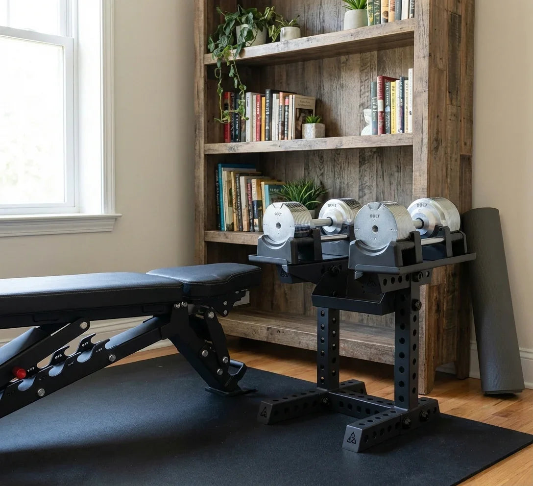 REVOLVER ADJUSTABLE DUMBBELLS