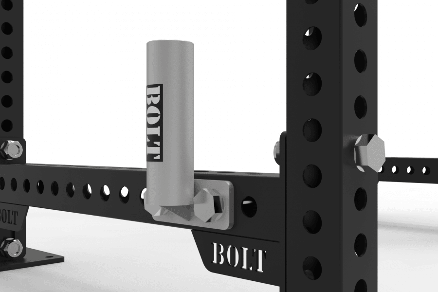 STORM SERIES HORIZONTAL MOUNT VERTICAL BARBELL HOLDER SINGLE BAR - Bolt Fitness Supply