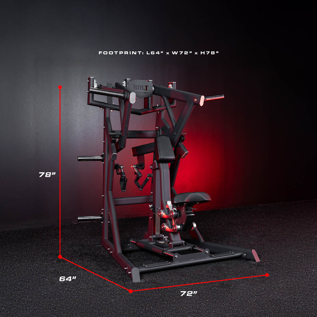 APE ADJUSTABLE PLATE LOADED LOW ROW