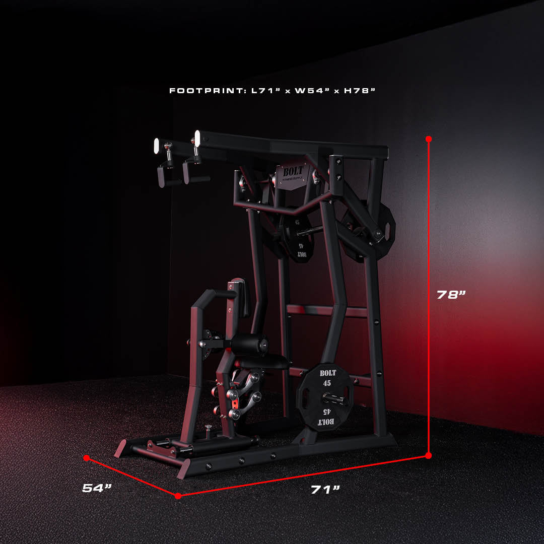 BLADE ADJUSTABLE PLATE LOADED FRONT HIGH ROW